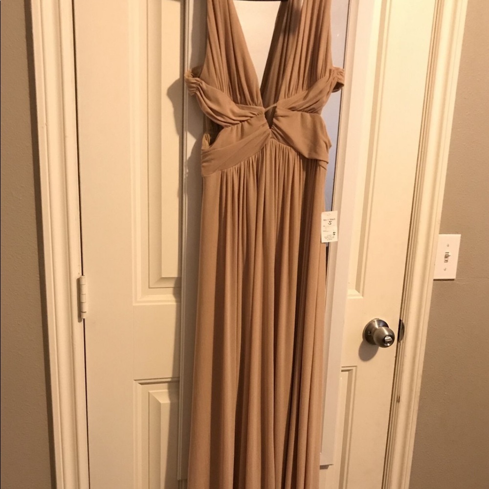 Dust pink dress